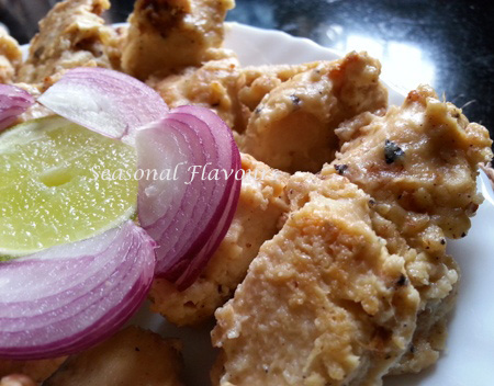 Chicken Malai Kebab With Cream And Cheese | Malai Chicken Kabab
