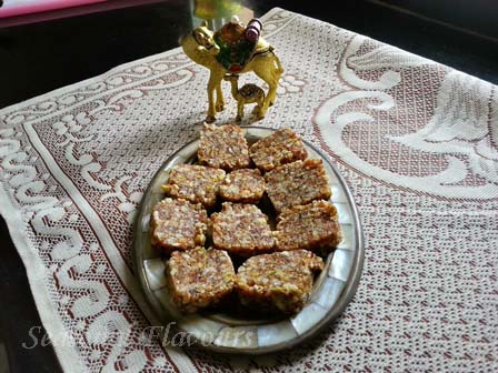 Mixed Dry Fruits Roll Sugar Free | Diwali Dried Fruit And Nuts Barfi