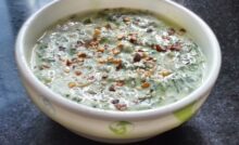 spinach raita recipe
