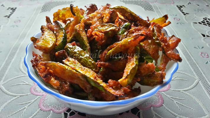 Dondakaya Fry – Andhra Crispy Deep Fried Ivy Gourd | Tindora Besan Fry