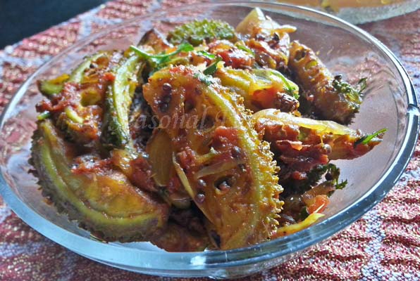 Aa Kakarakaya Vepudu – Spiny Gourd Fry | Kakrol Fry