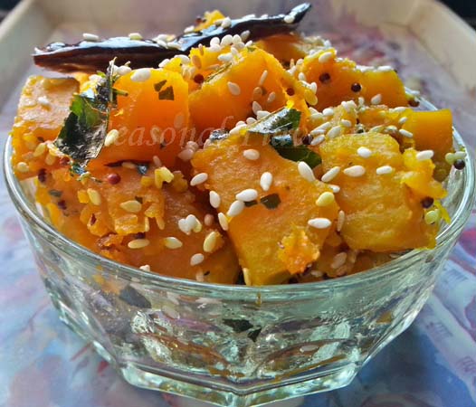 Til Kumro – Bengali Pumpkin Stir Fry With Sesame Seeds | Kaddu Ki Sabzi