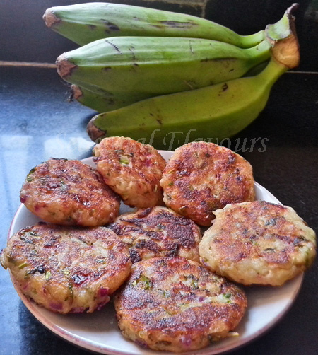 Aratikaya Cutlet With Mashed Green Plantains | Fried Plantain Patties