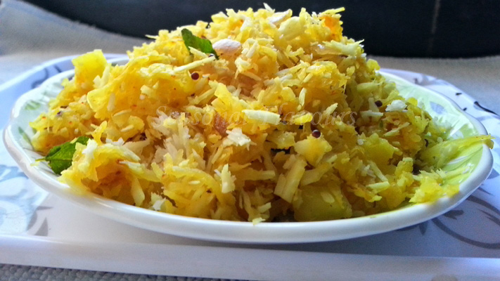 Papaya Thoran – Kerala Green Papaya Stir Fry | Kappalanga Thoran