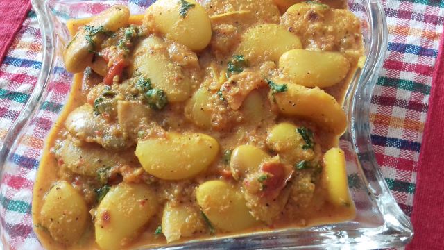 Lima Beans Masala – Double White Beans Curry
