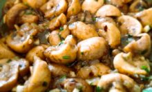 Butter Garlic Mushrooms Recipe