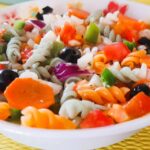 Tri Colour Rotini Pasta Salad Recipe