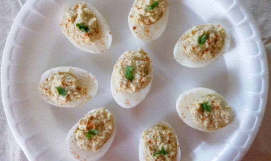 Deviled Eggs With Mayo And Mustard – Classic Stuffed Eggs