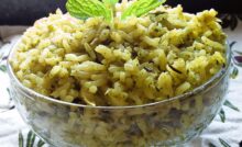 Pudina Pulao Recipe