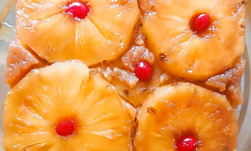 Pineapple Upside Down Cake – Caramelized Pineapple Cake