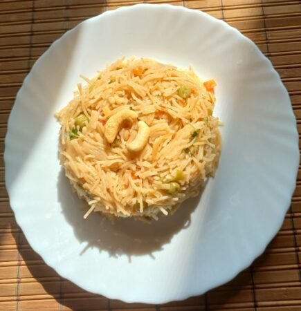 Semiya Upma – Vegetable Vermicelli Upma - Seasonal Flavours