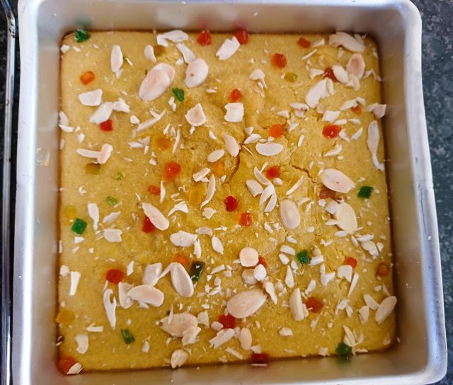 Mango Semolina Cake Eggless Mango Suji Cake Seasonal Flavours 