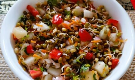 Green Moong Salad Recipe