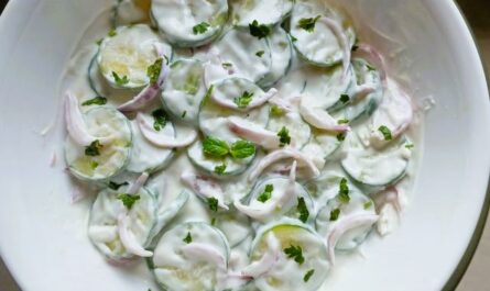 Creamy Cucumber Salad recipe