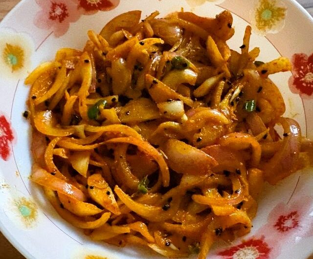 Onion Pickle With Mustard Oil – Instant Pyaaz ki Aachar